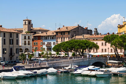 Bild des Hafens von Desenzano del Garda